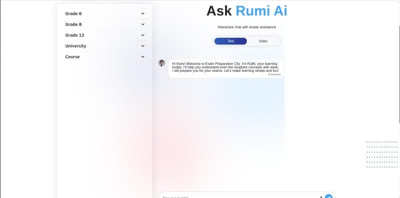 E-Tutor Exam City – Contextual RAG Chatbot with Cache screenshot 1