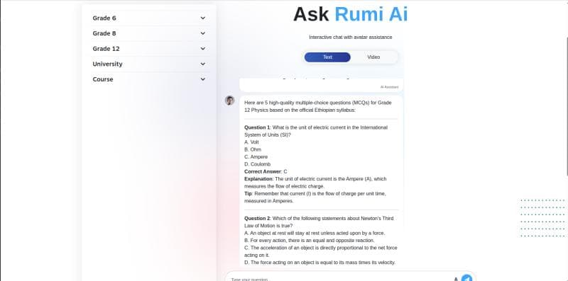 E-Tutor Exam City – Contextual RAG Chatbot with Cache screenshot 2