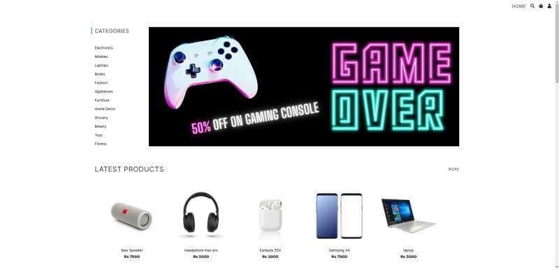 Scalable E-Commerce Platform screenshot 1