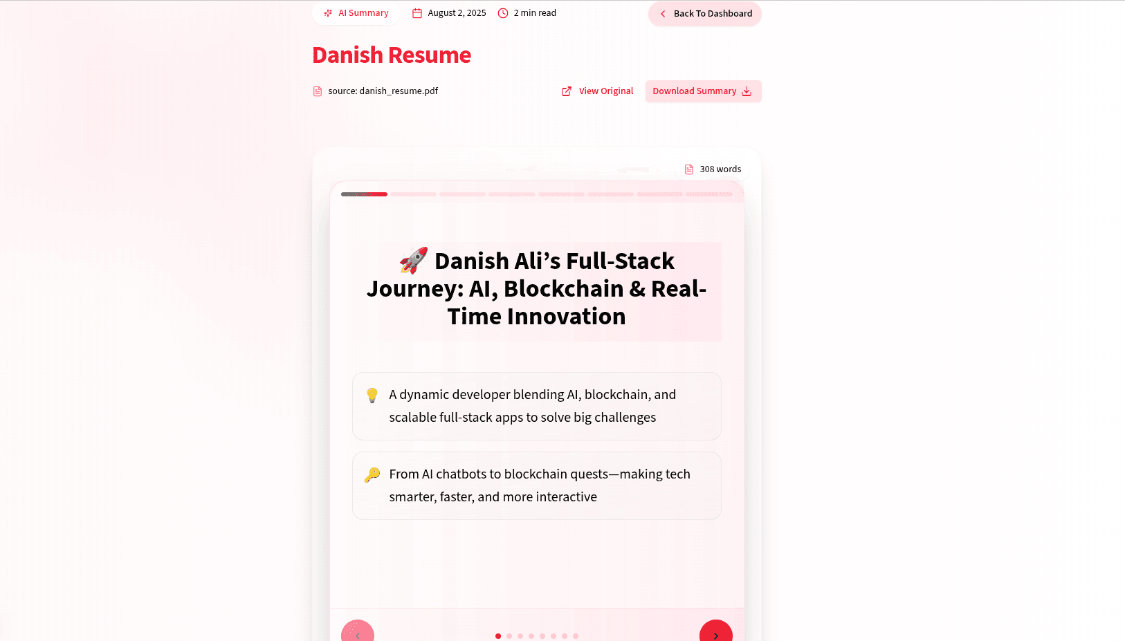 Sommaire - AI PDF Summarizer screenshot 8
